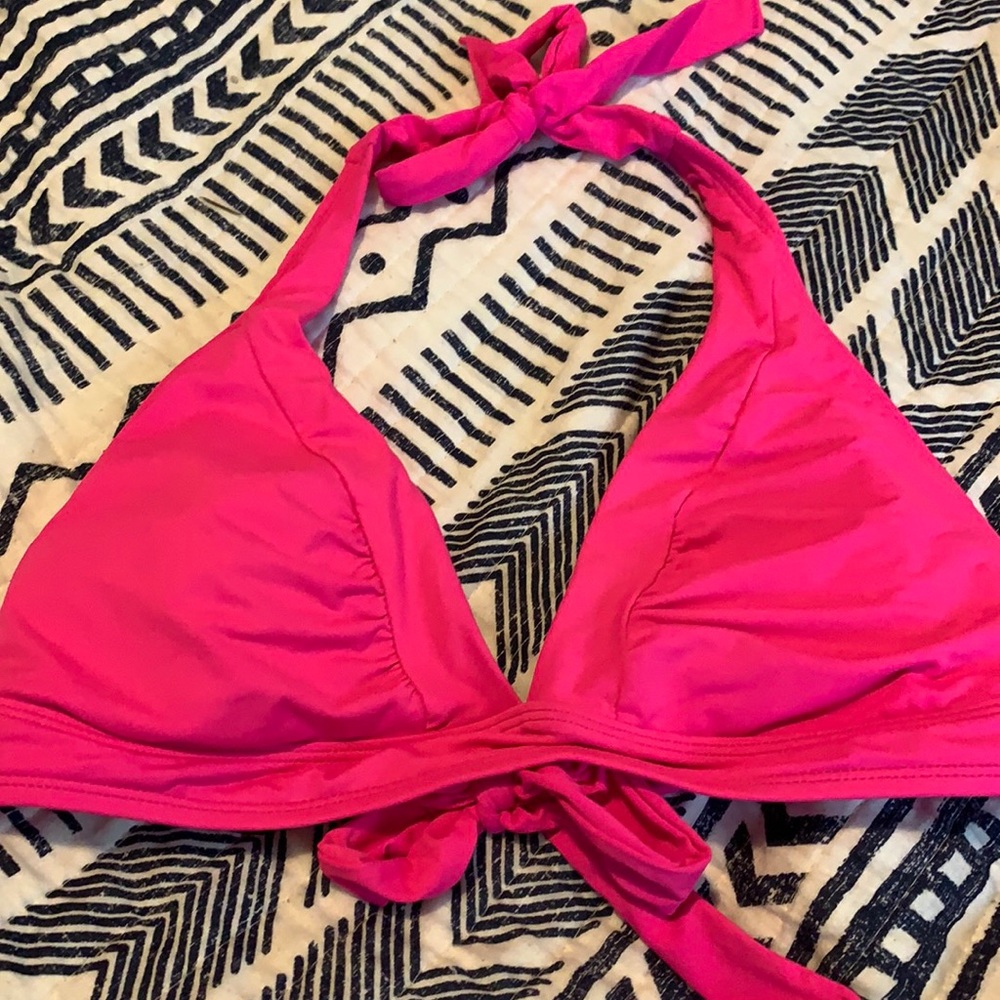 Pink Atheleta bikini top